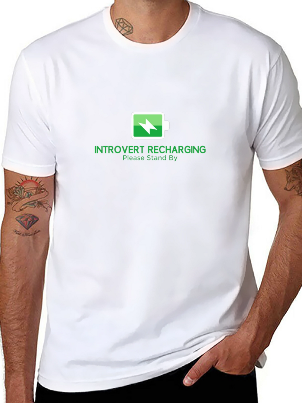 Introvert Recharging T-Shirt - Soft Cotton Tee
