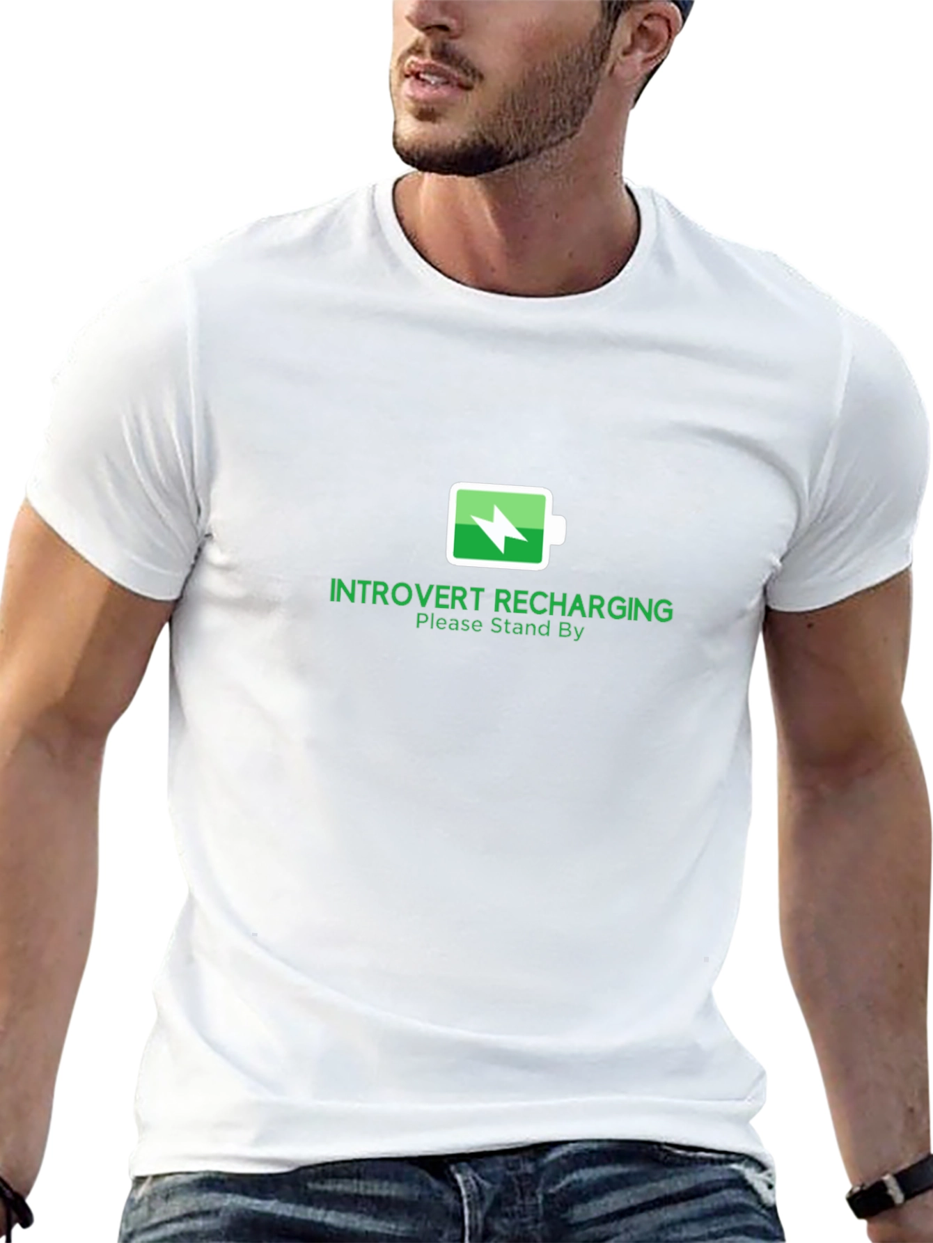 Introvert Recharging T-Shirt - Soft Cotton Tee