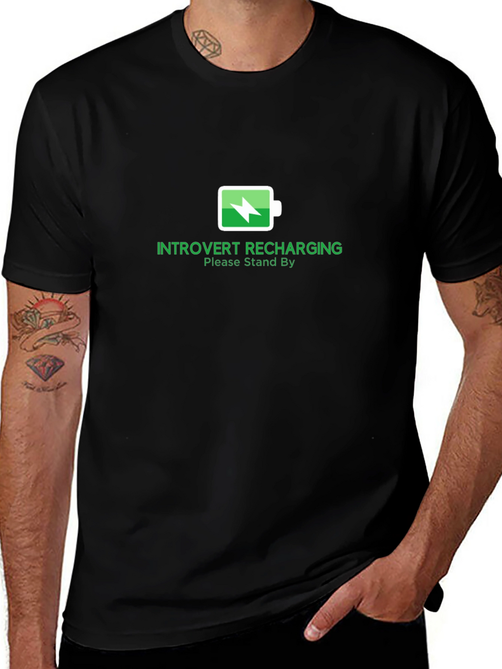 Introvert Recharging T-Shirt - Soft Cotton Tee