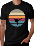 Retro Karate Sunset T-Shirt - Martial Arts Tee