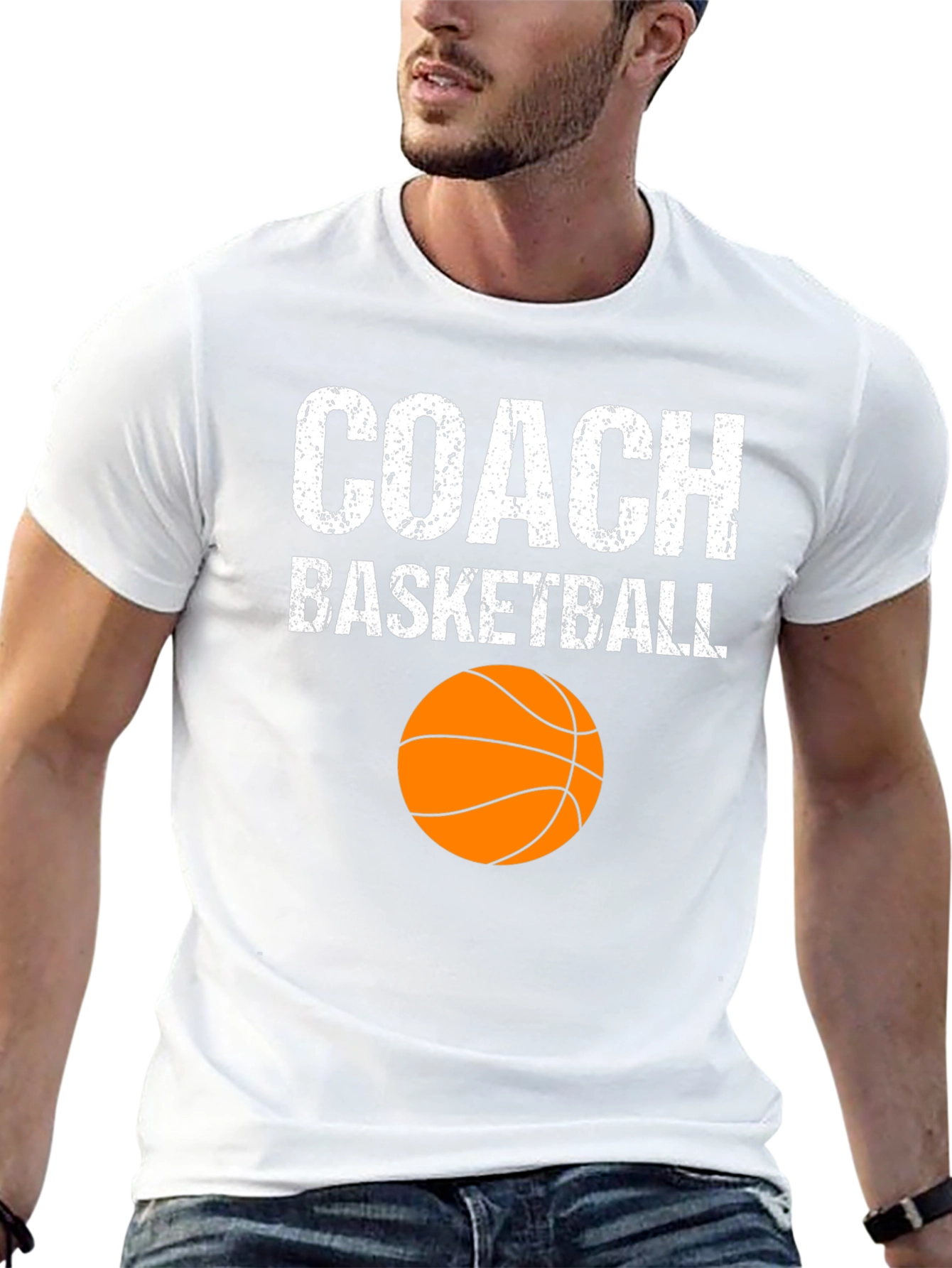 Basketball Coach Graphic T-Shirt