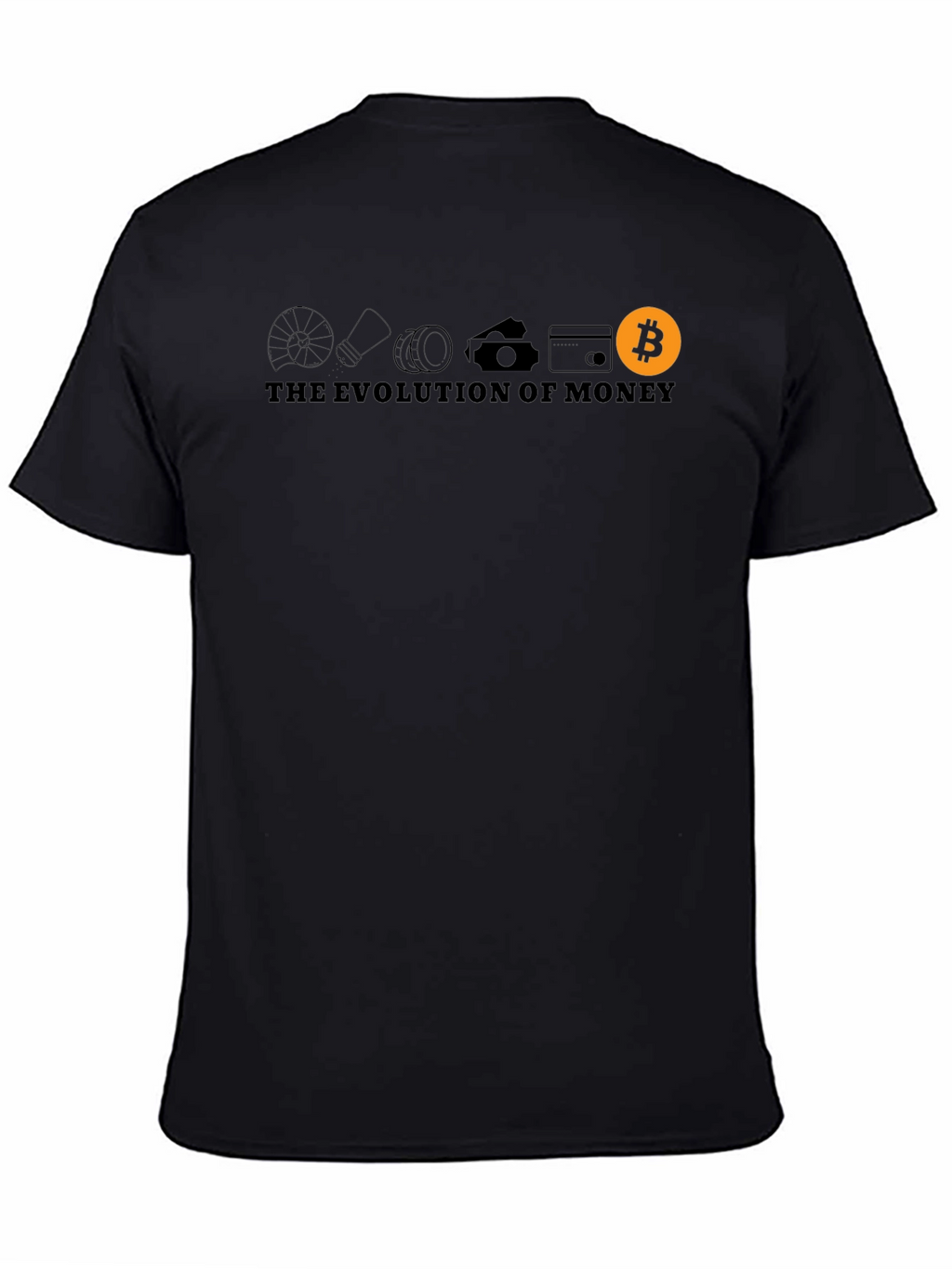Evolution of Money Bitcoin Graphic T-Shirt