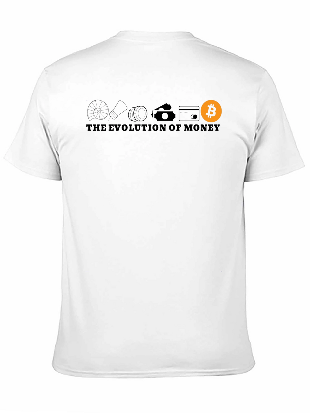 Evolution of Money Bitcoin Graphic T-Shirt