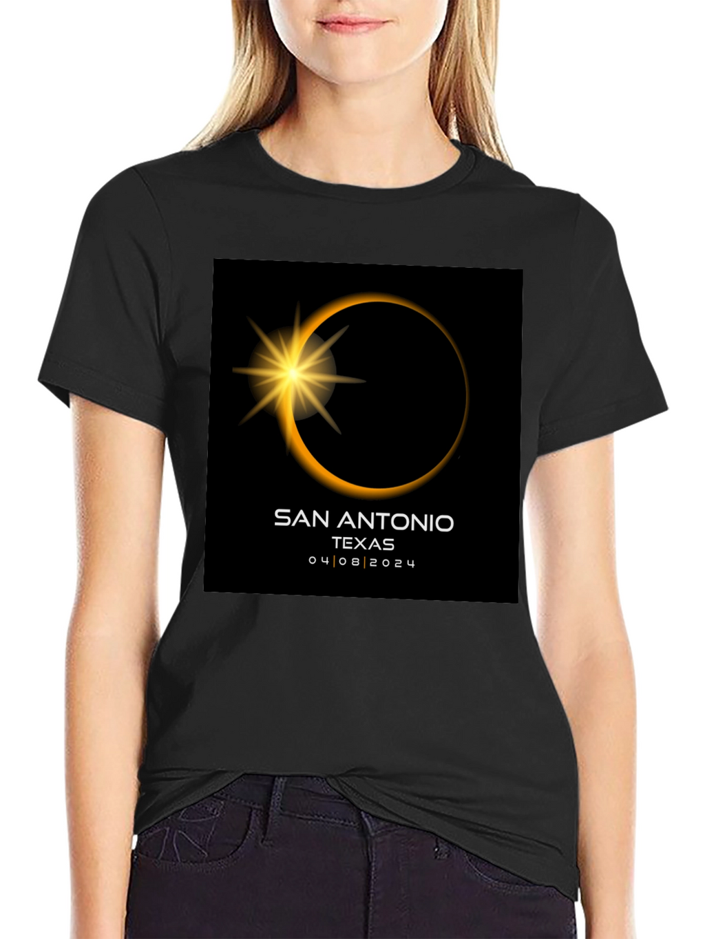 San Antonio Texas Solar Eclipse T-Shirt