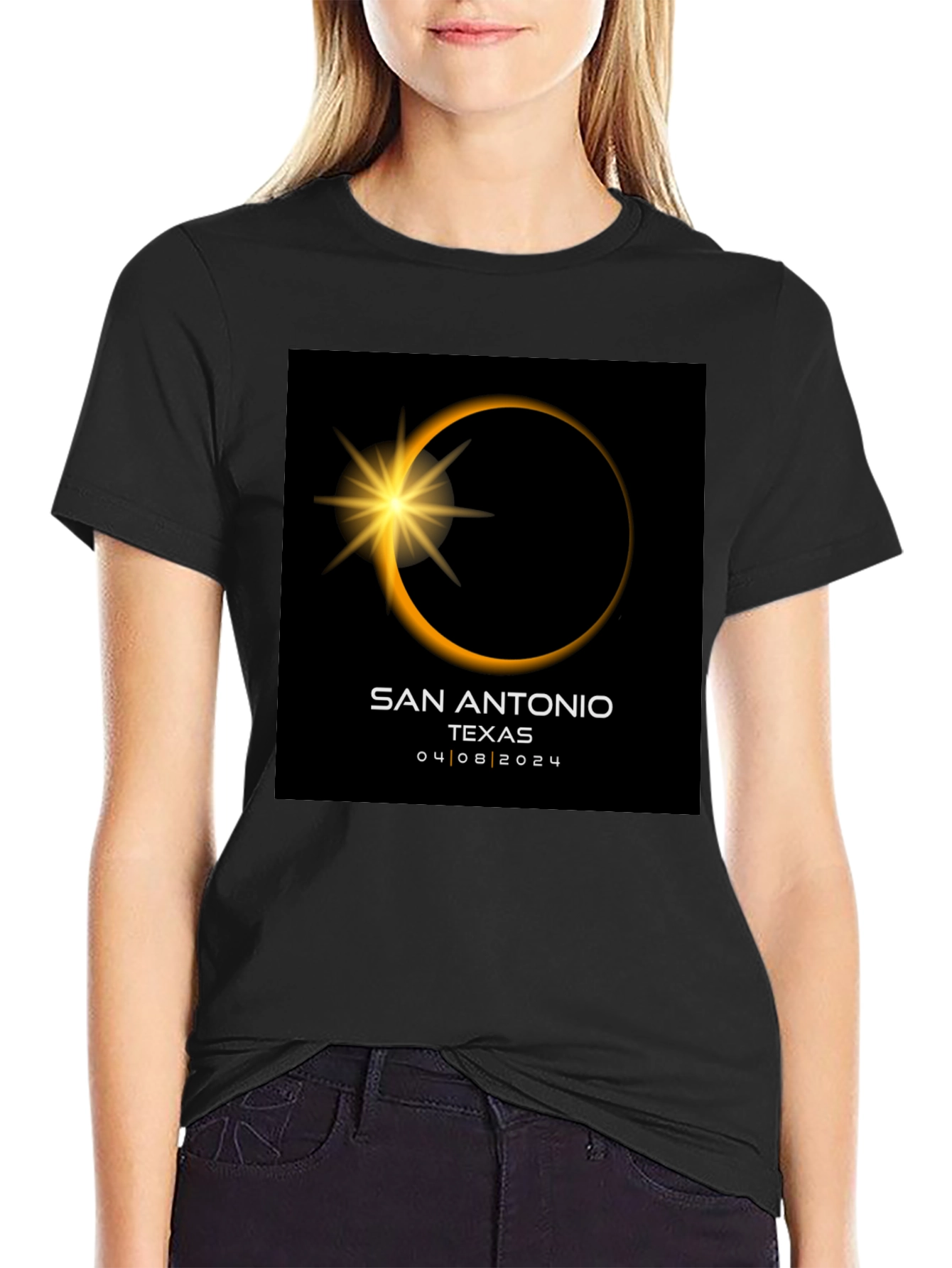 San Antonio Texas Solar Eclipse T-Shirt