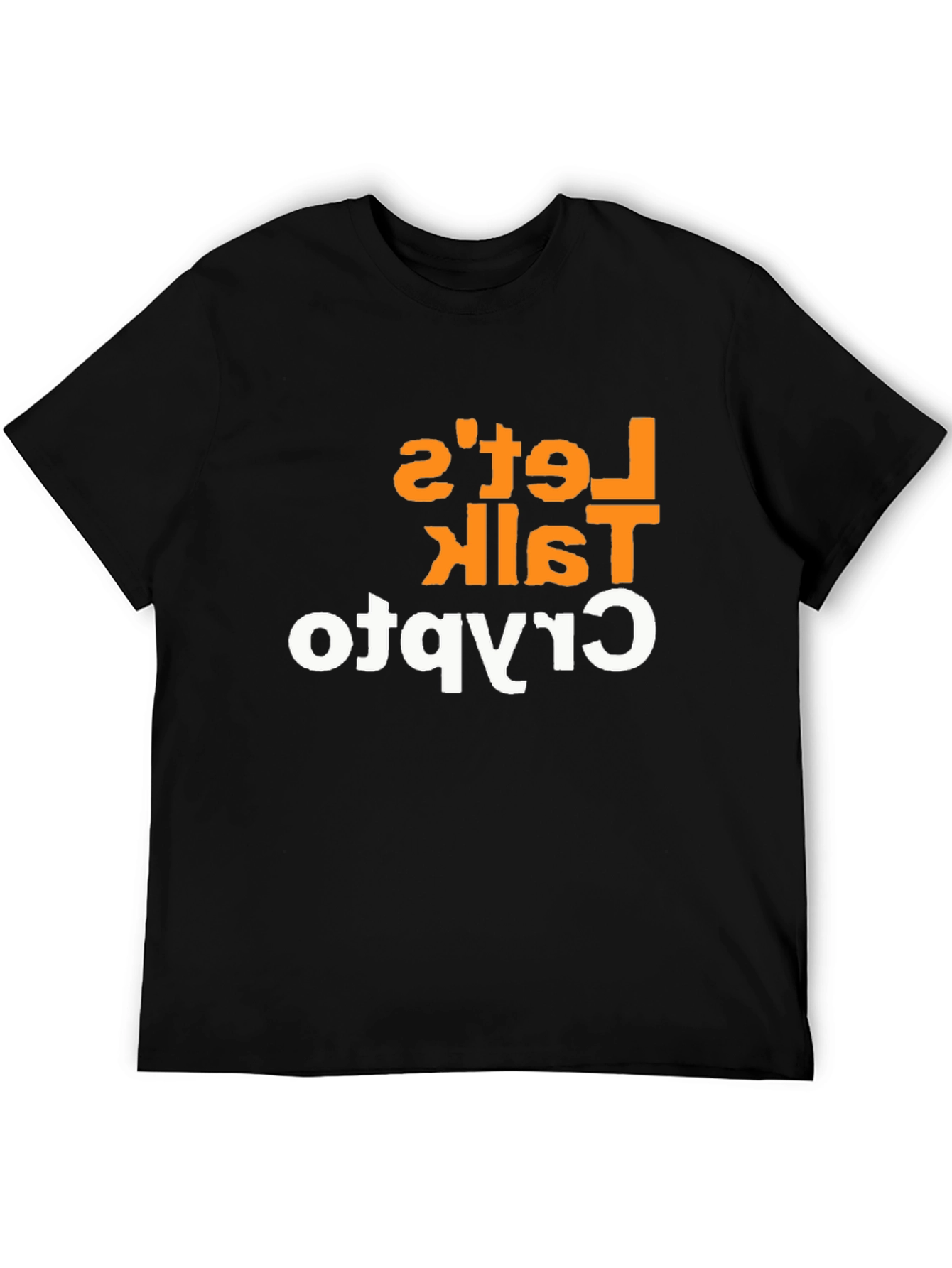 Lets Talk Crypto Graphic Tee - Black