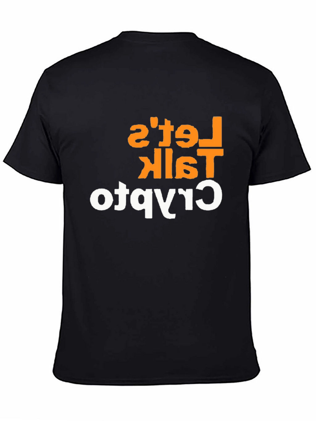 Lets Talk Crypto Graphic Tee - Black