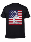 Volleyball USA Flag T-Shirt