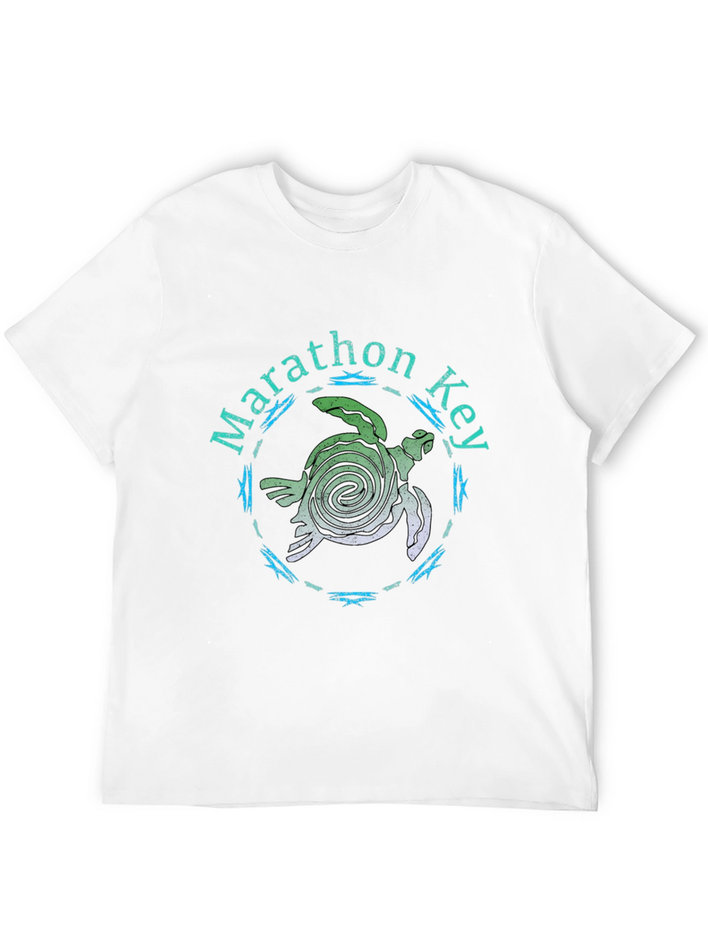 Marathon Key Turtle Graphic T-Shirt