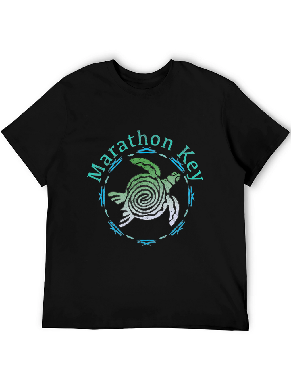 Marathon Key Turtle Graphic T-Shirt