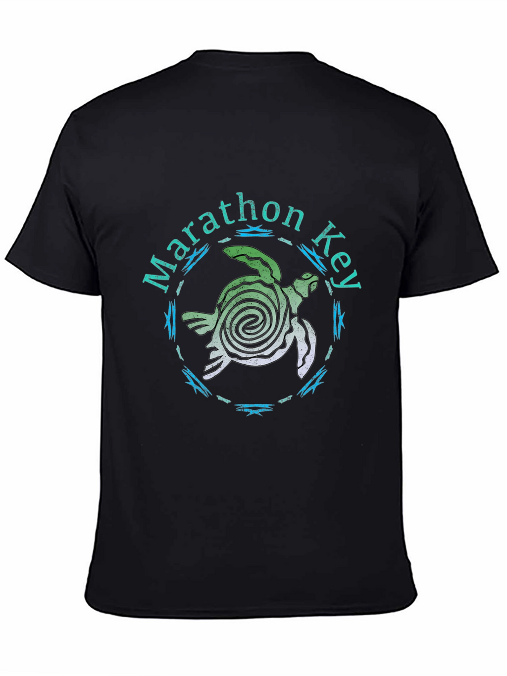 Marathon Key Turtle Graphic T-Shirt