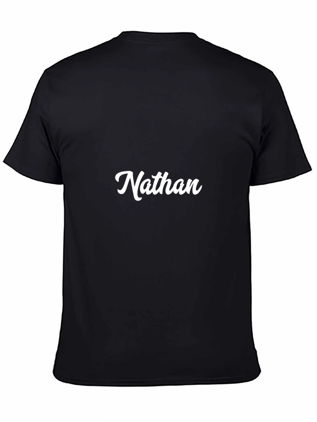 Custom Nathan Black T-Shirt