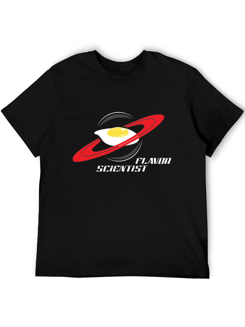 Flavor Scientist T-Shirt: Egg-cellent Outer Space Style