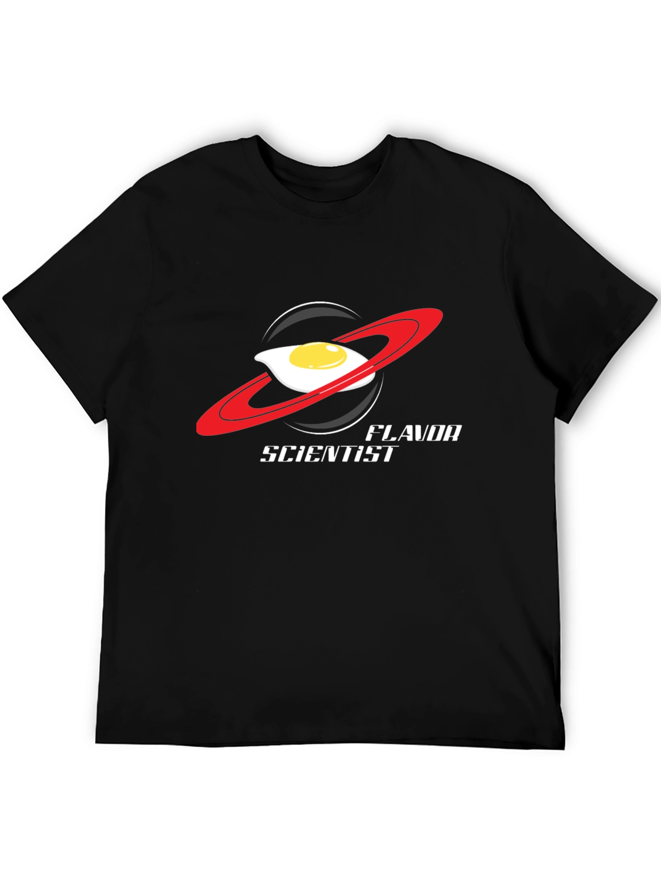 Flavor Scientist T-Shirt: Egg-cellent Outer Space Style