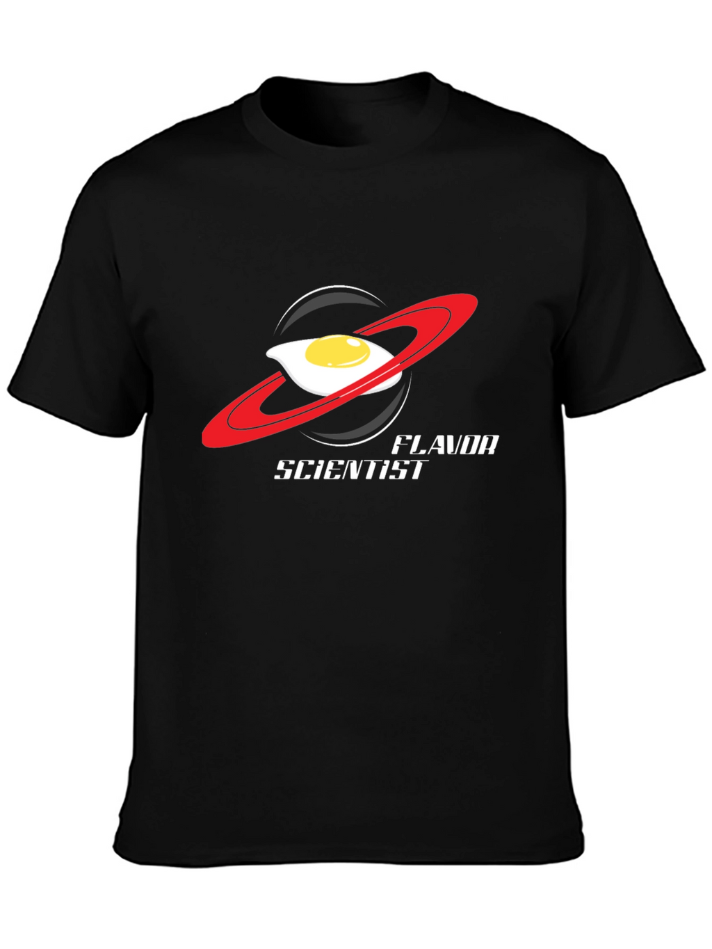 Flavor Scientist T-Shirt: Egg-cellent Outer Space Style