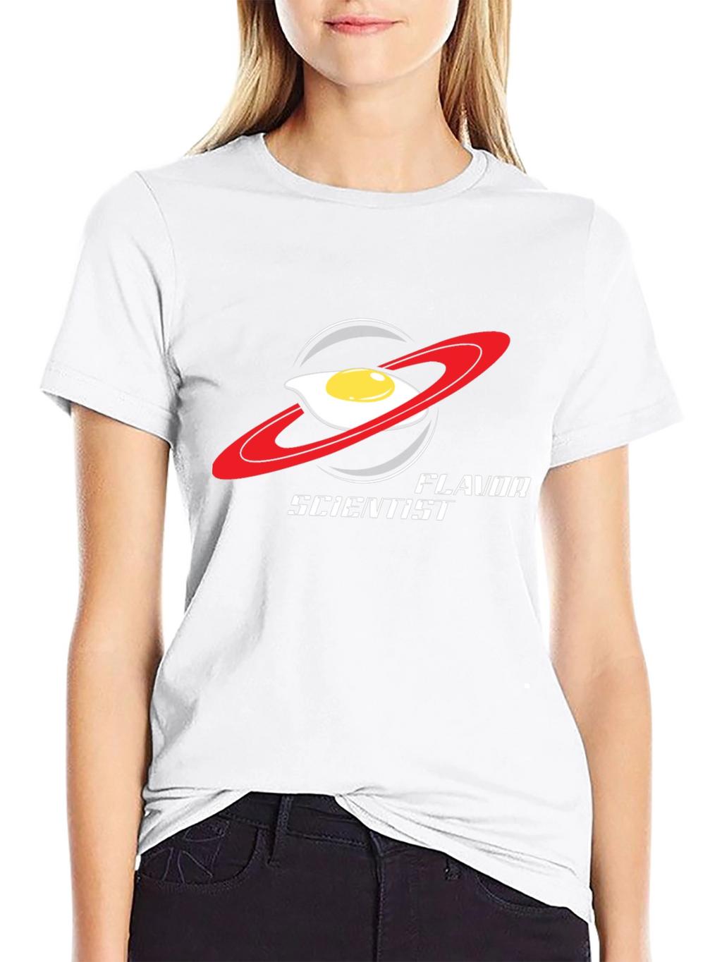 Flavor Scientist T-Shirt: Egg-cellent Outer Space Style