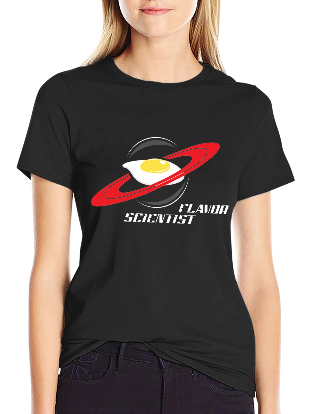 Flavor Scientist T-Shirt: Egg-cellent Outer Space Style