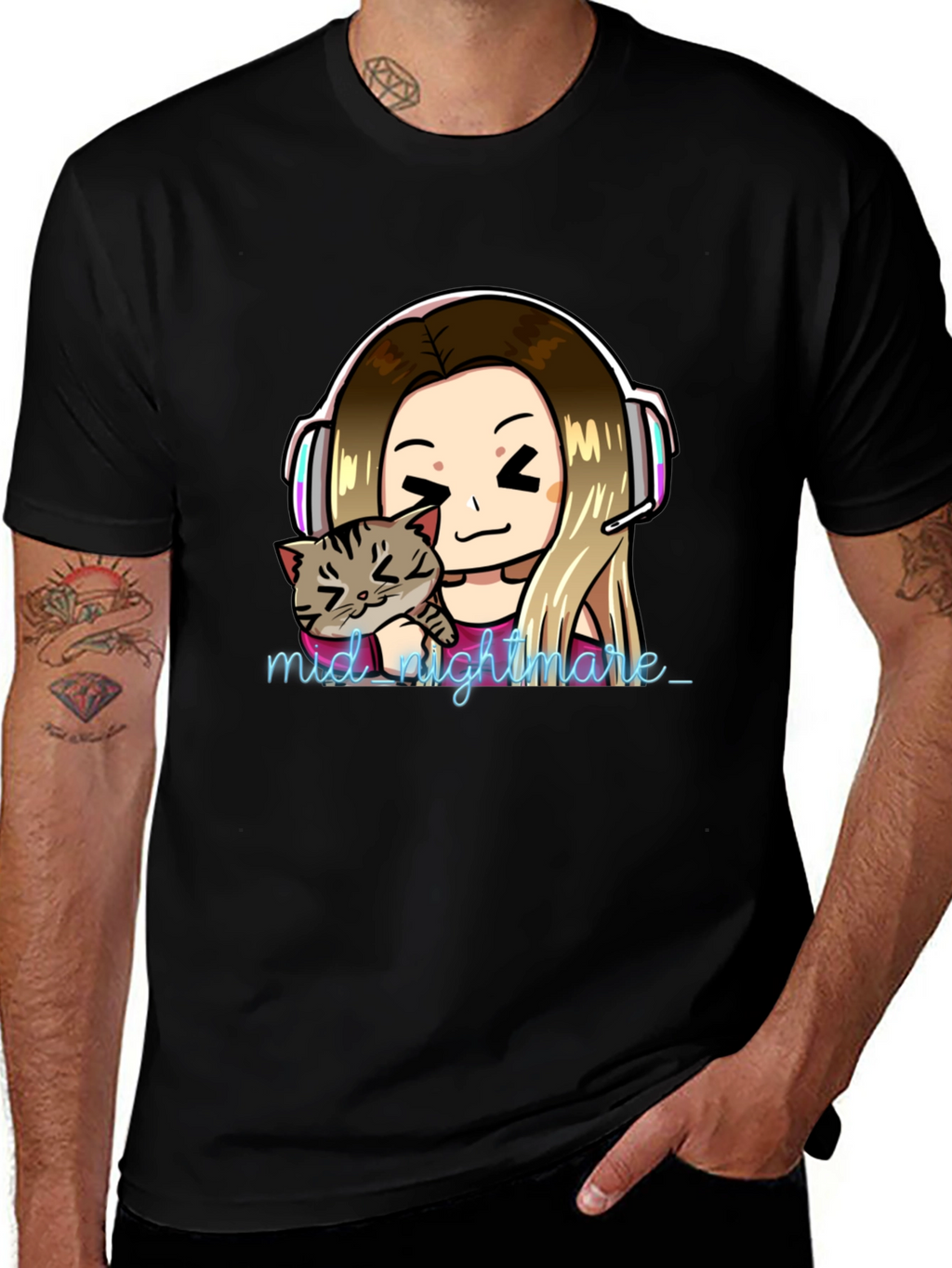 MidNightmare Cartoon T-Shirt
