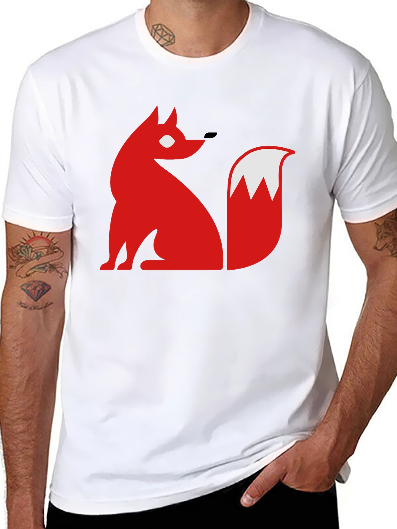 Fox Graphic T-Shirt - Stylish and Comfortable