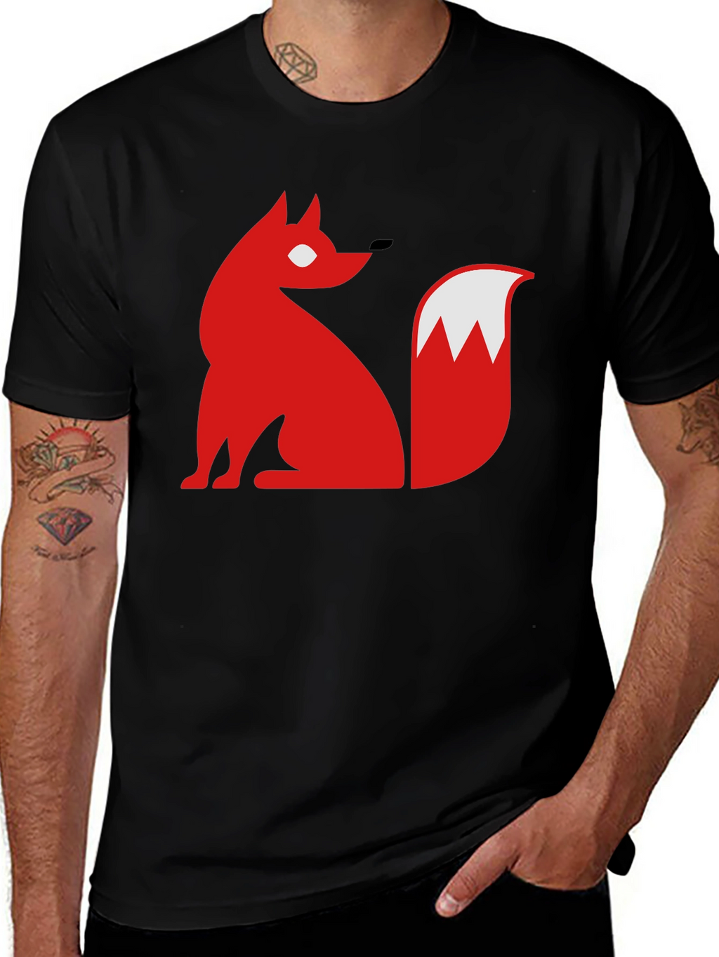 Fox Graphic T-Shirt - Stylish and Comfortable