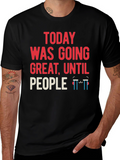 Funny Math Pi T-Shirt - Today Was Going Great