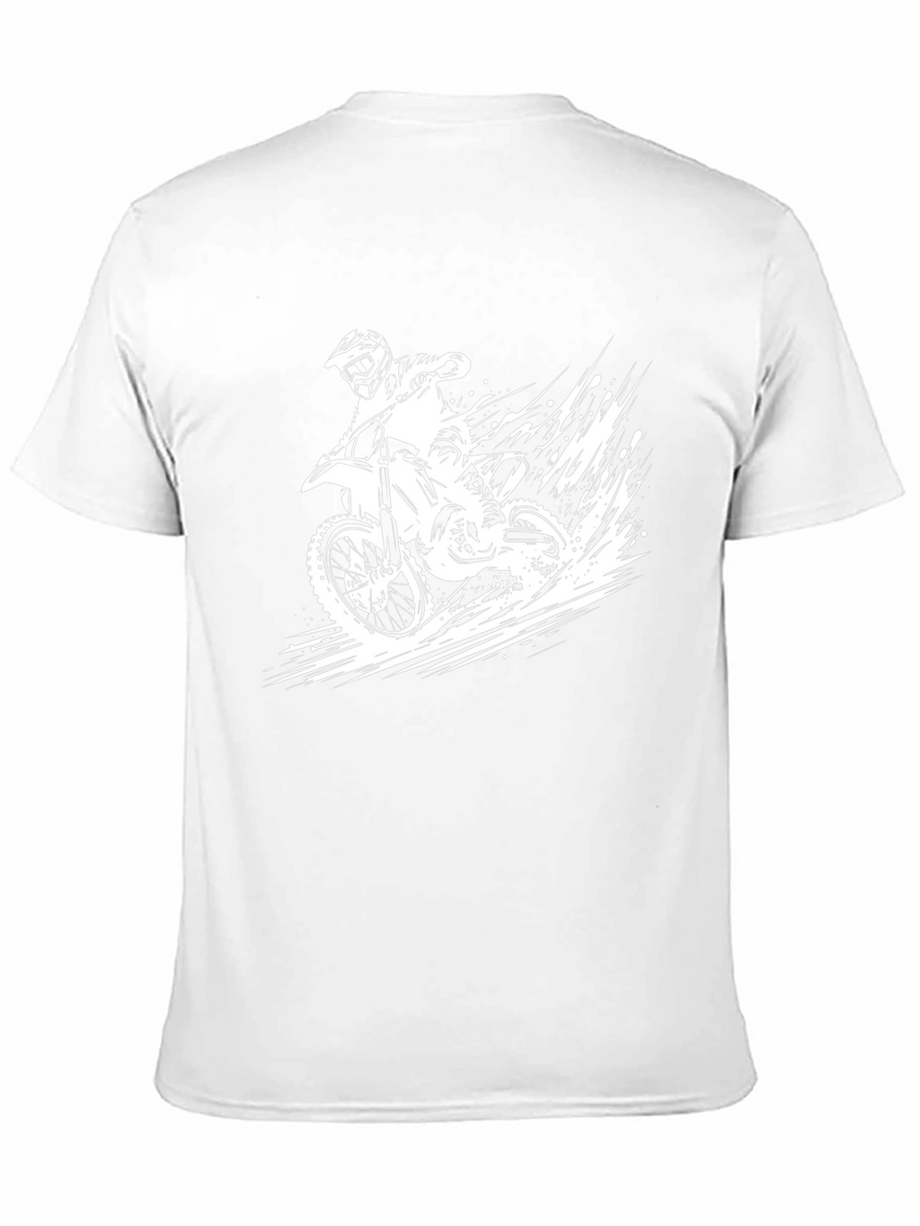 Motocross Rider Graphic Tee - Black