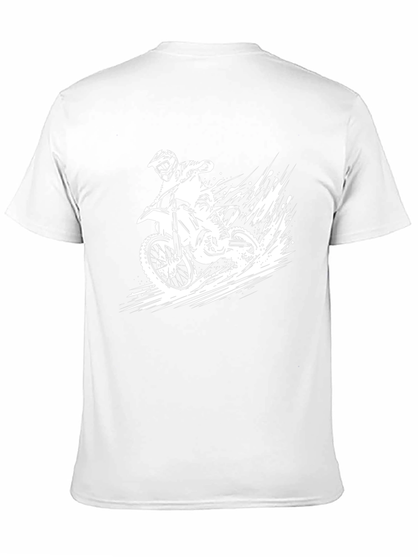 Motocross Rider Graphic Tee - Black