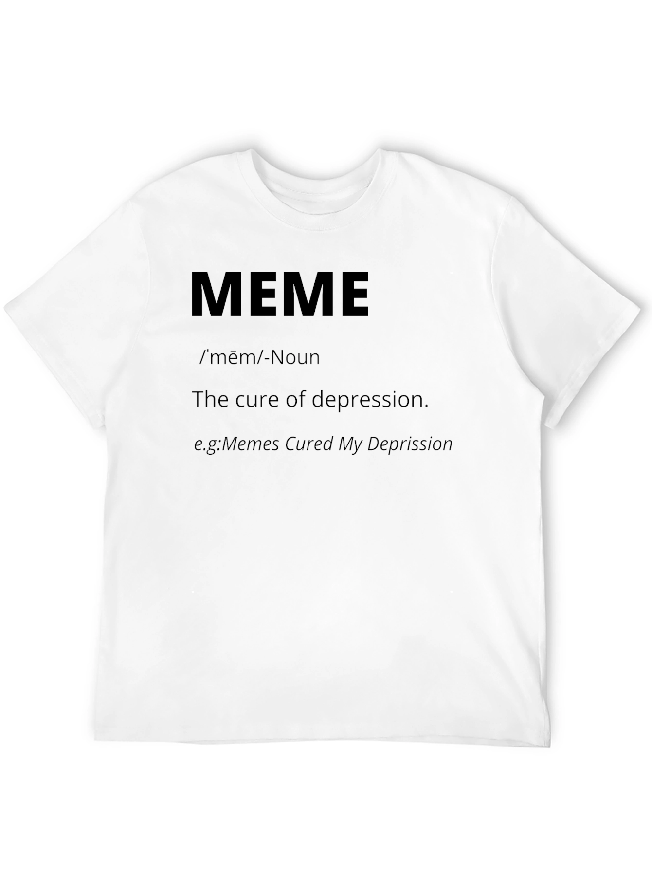 Meme Definition Black T-Shirt