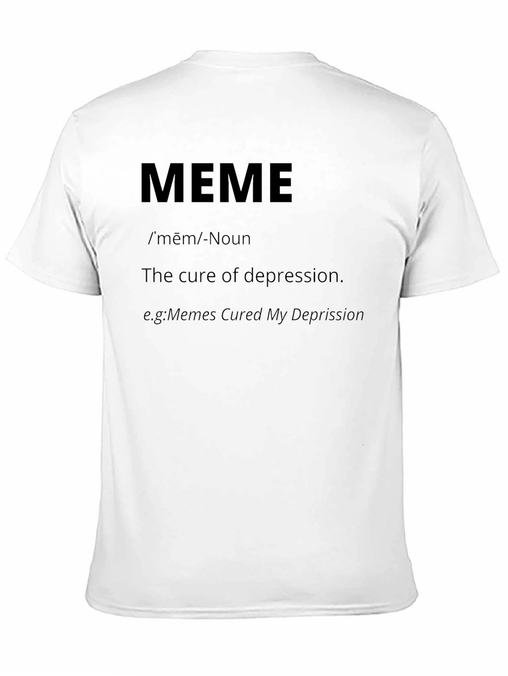 Meme Definition Black T-Shirt