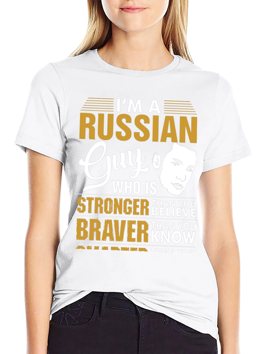 Im a Russian Guy T-Shirt - Strong Brave Smarter