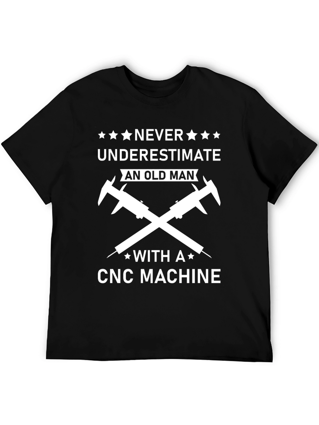 CNC Machine Old Man T-Shirt