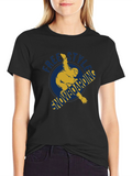Freestyle Snowboarding Graphic T-Shirt - Black