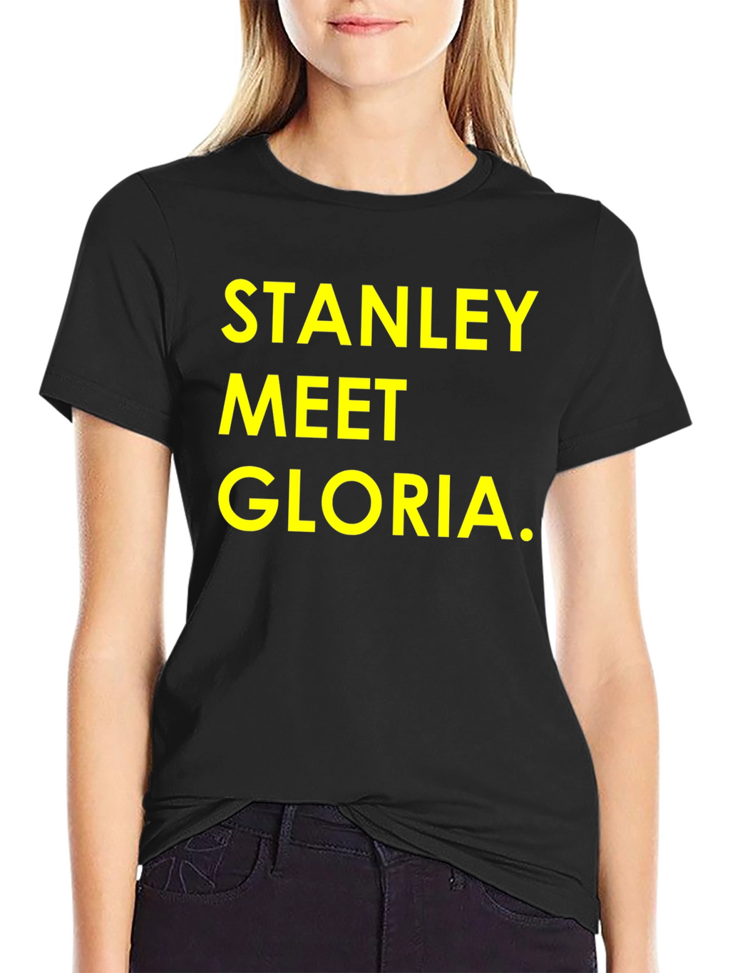 Stanley Meet Gloria Black Graphic Tee