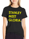 Stanley Meet Gloria Black Graphic Tee