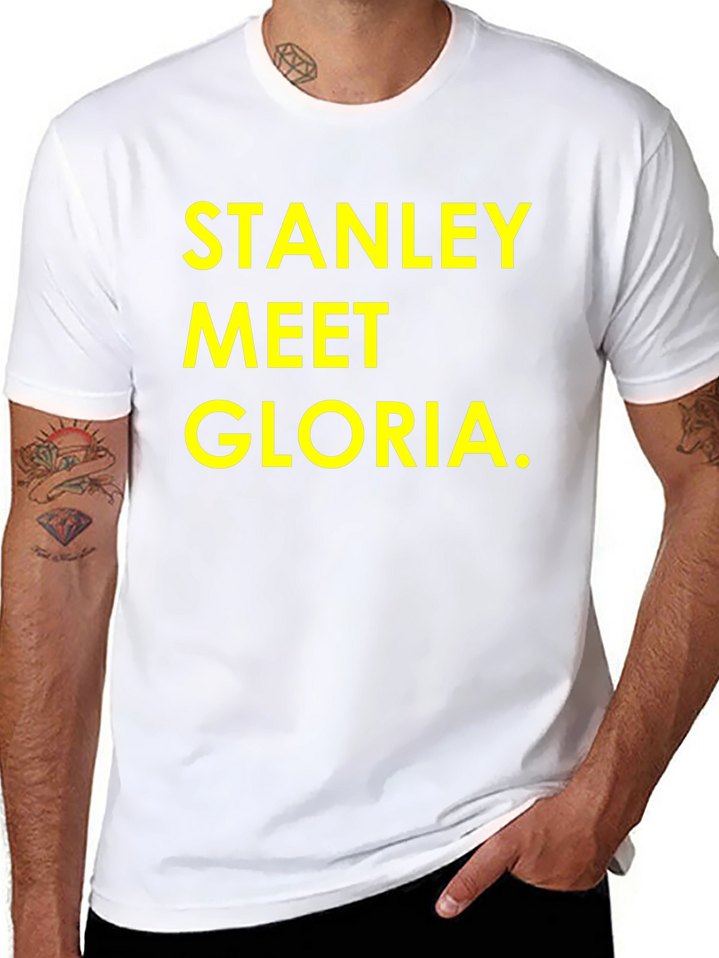 Stanley Meet Gloria Black Graphic Tee