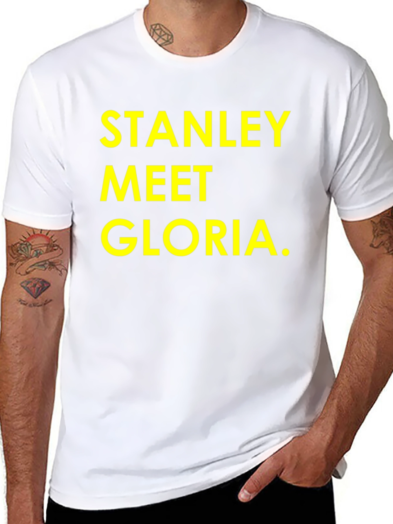 Stanley Meet Gloria Black Graphic Tee