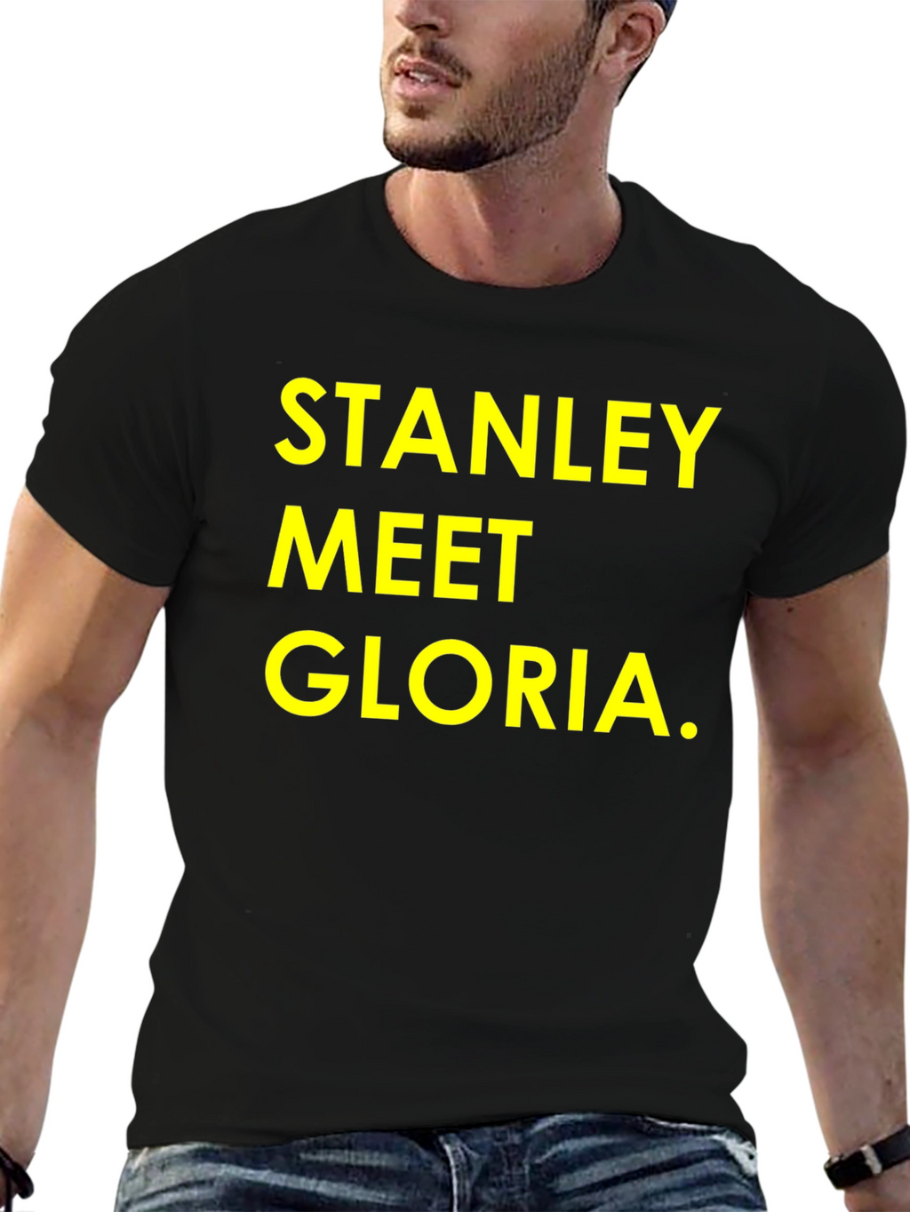 Stanley Meet Gloria Black Graphic Tee