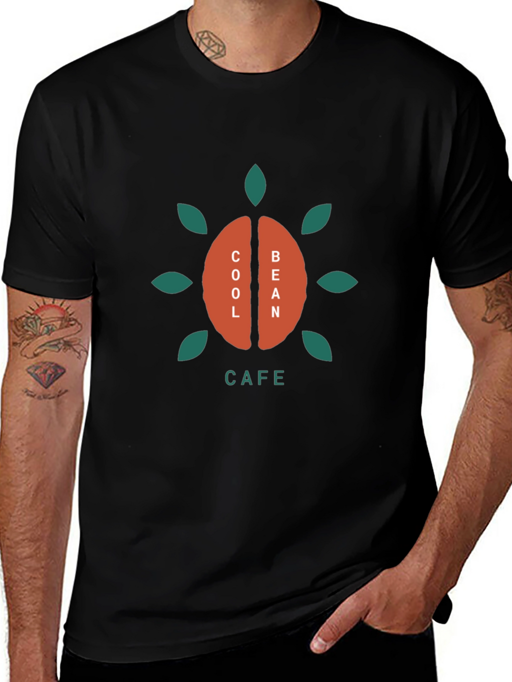 Cool Bean Cafe Graphic T-Shirt