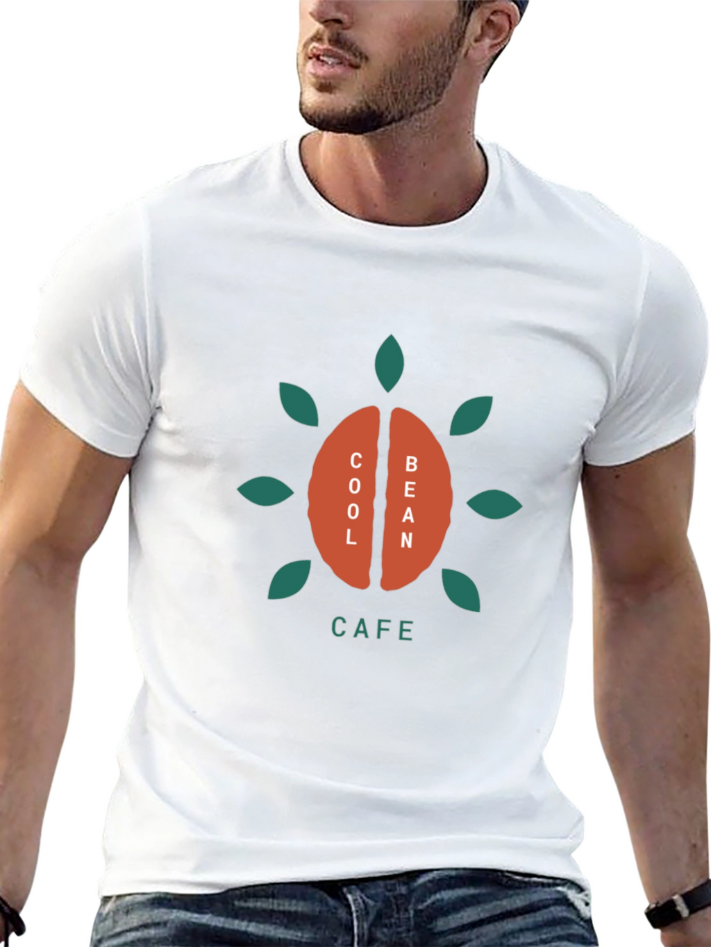 Cool Bean Cafe Graphic T-Shirt