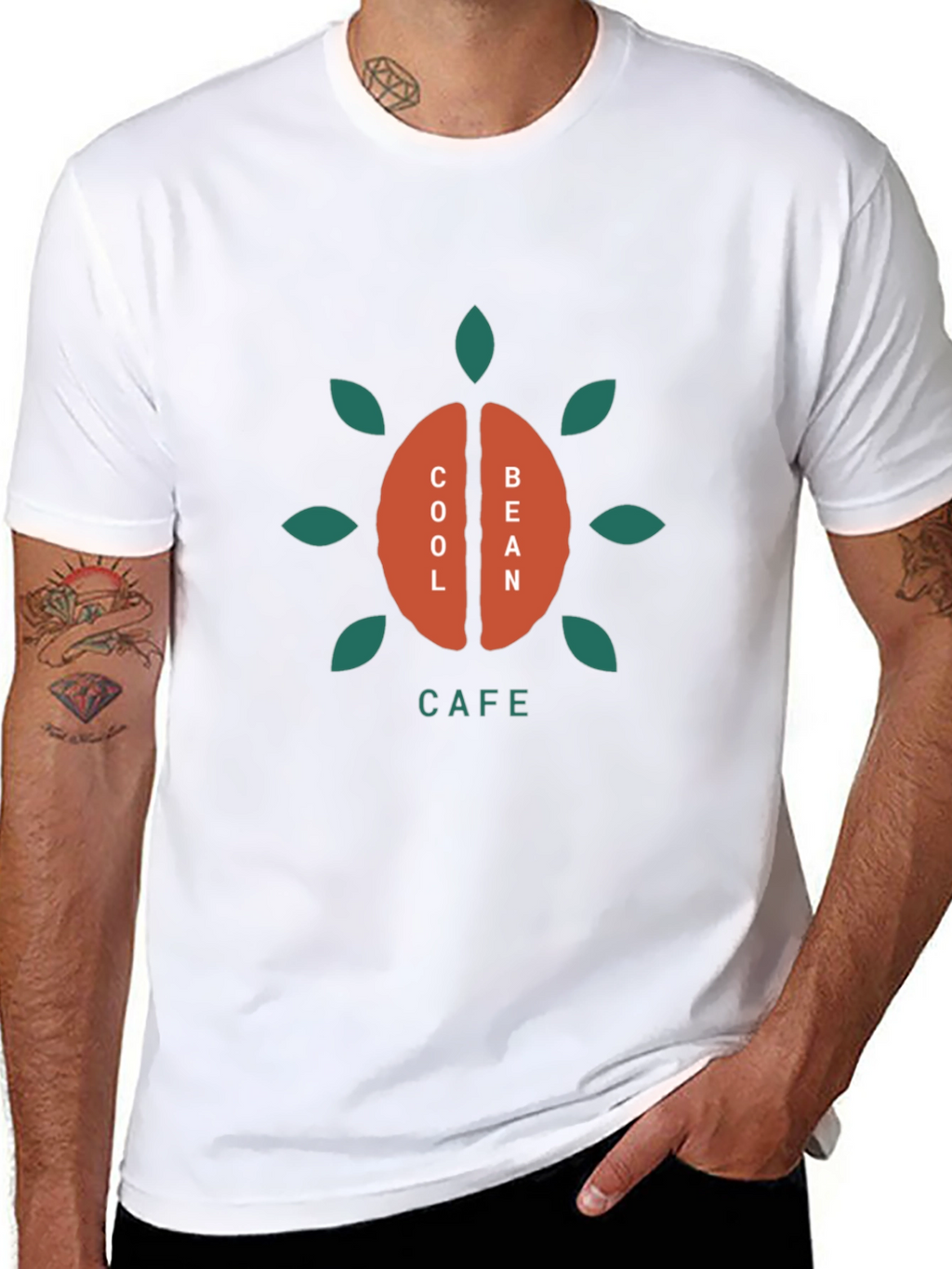 Cool Bean Cafe Graphic T-Shirt