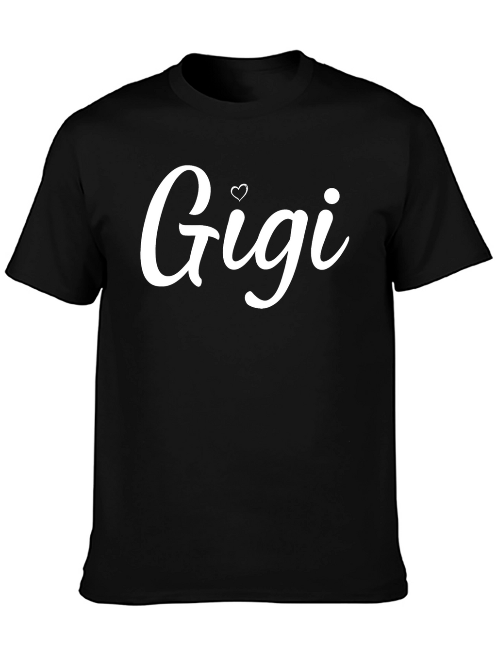 Gigi Heart Graphic Tee - Trendy Black Shirt