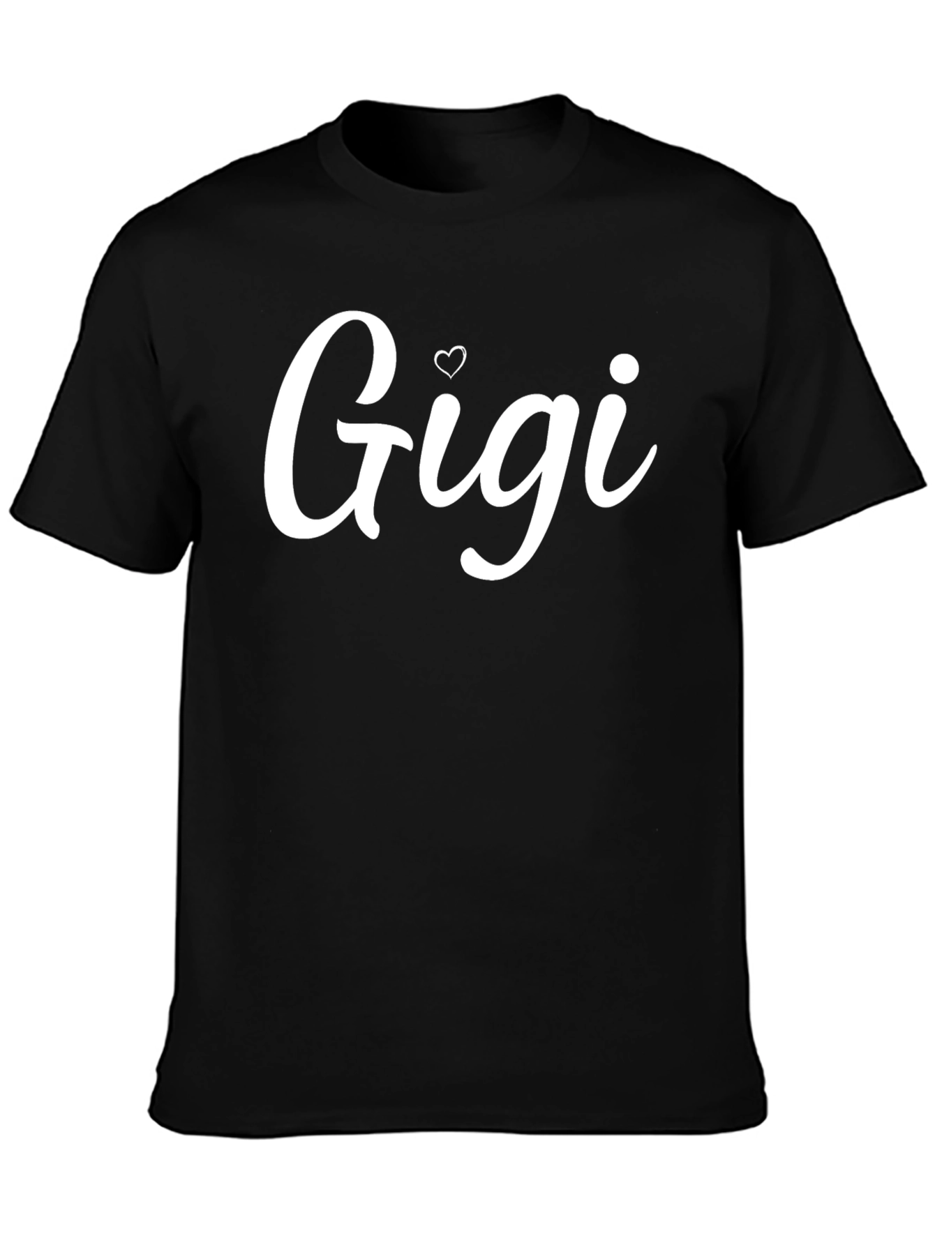 Gigi Heart Graphic Tee - Trendy Black Shirt
