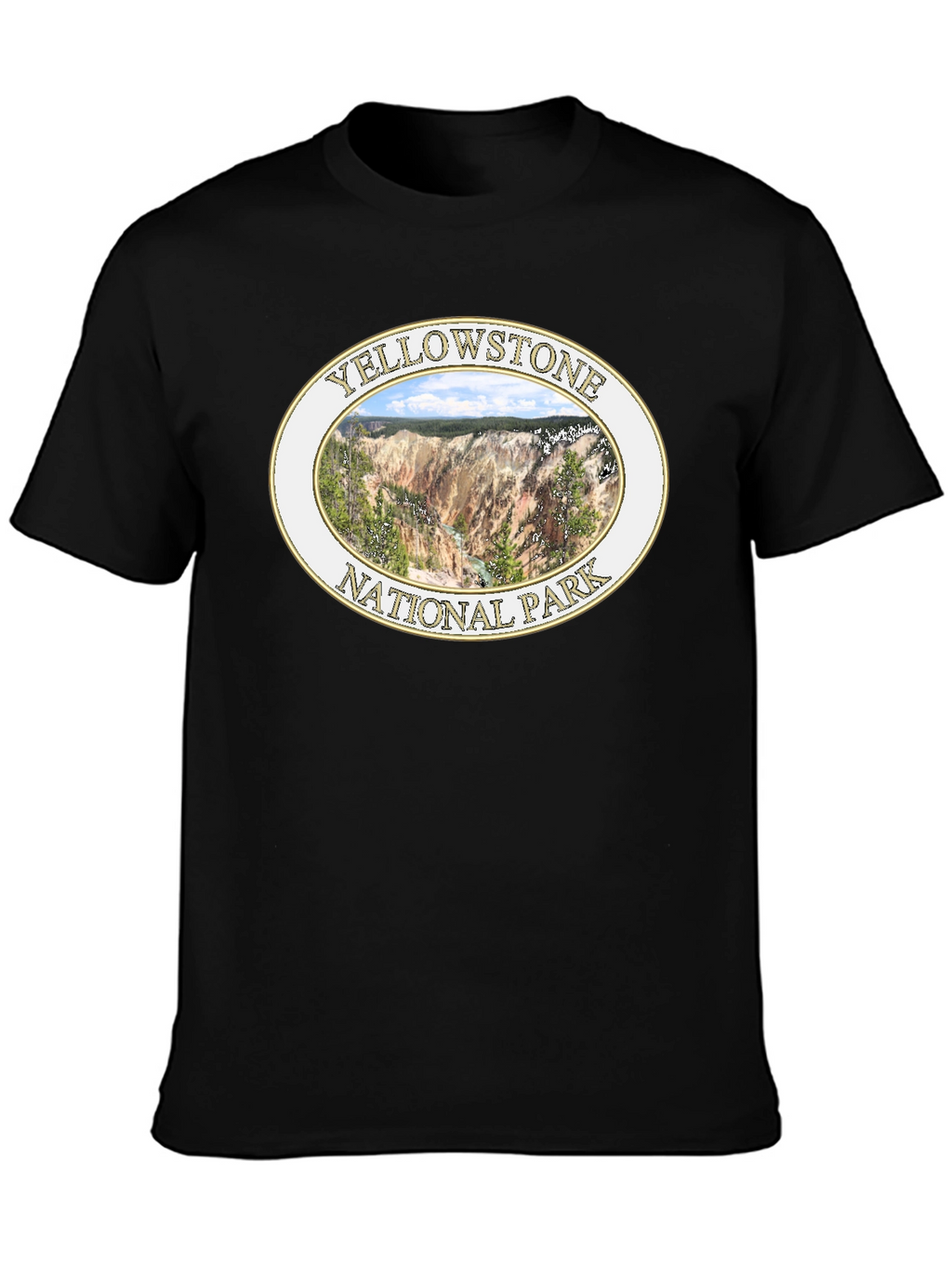 Yellowstone National Park Black T-Shirt