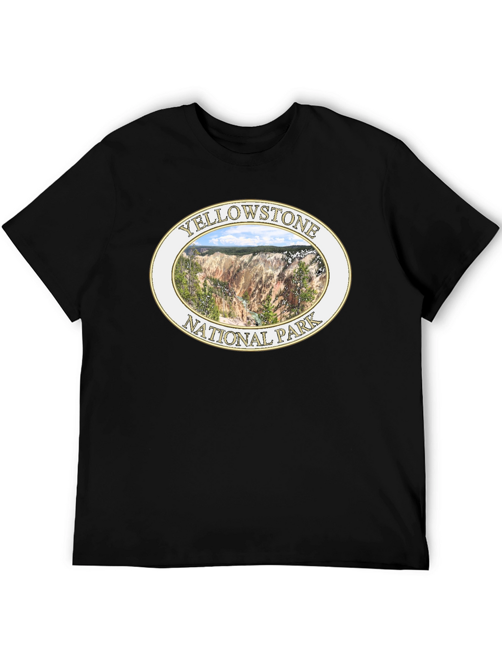 Yellowstone National Park Black T-Shirt