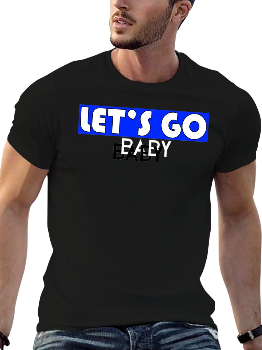 Lets Go Baby T-Shirt - Classic Black Tee