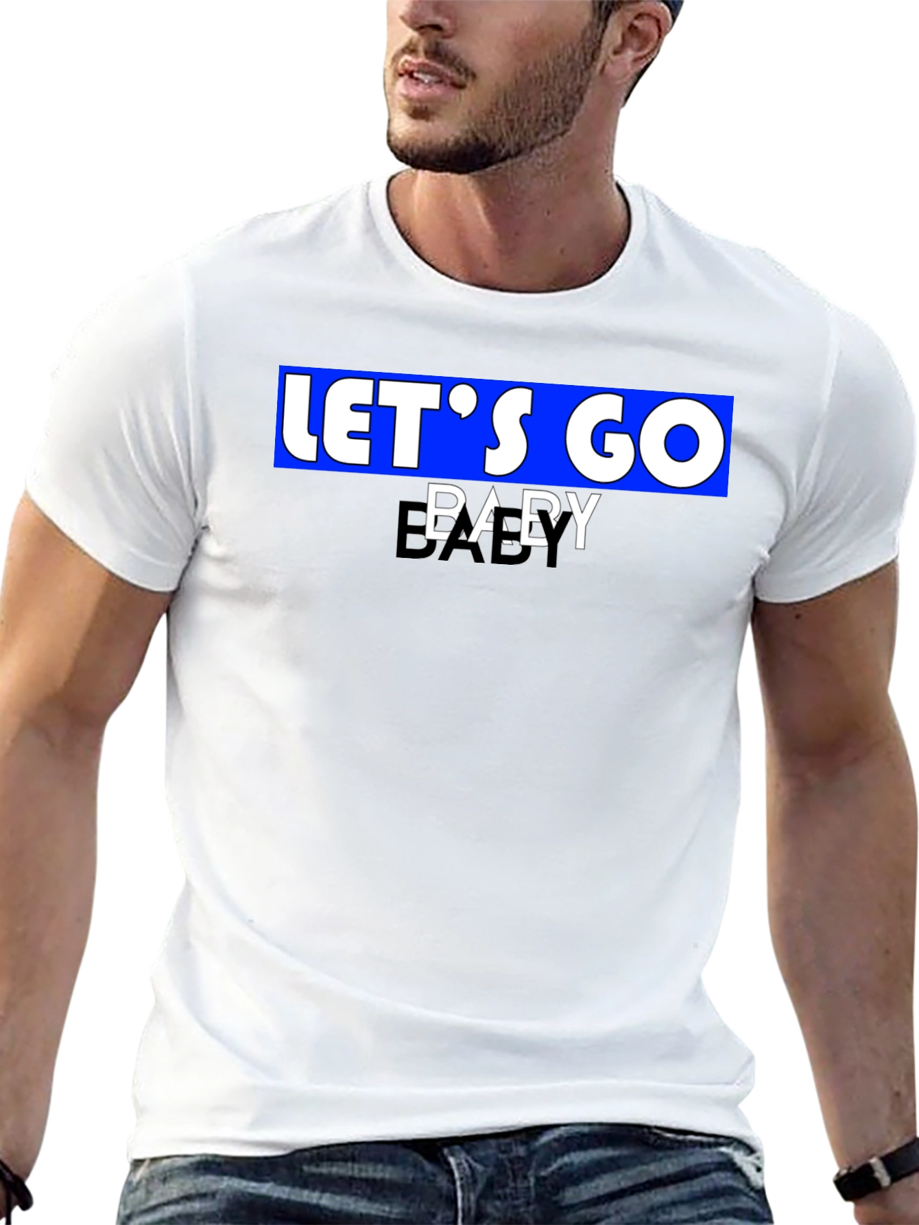 Lets Go Baby T-Shirt - Classic Black Tee
