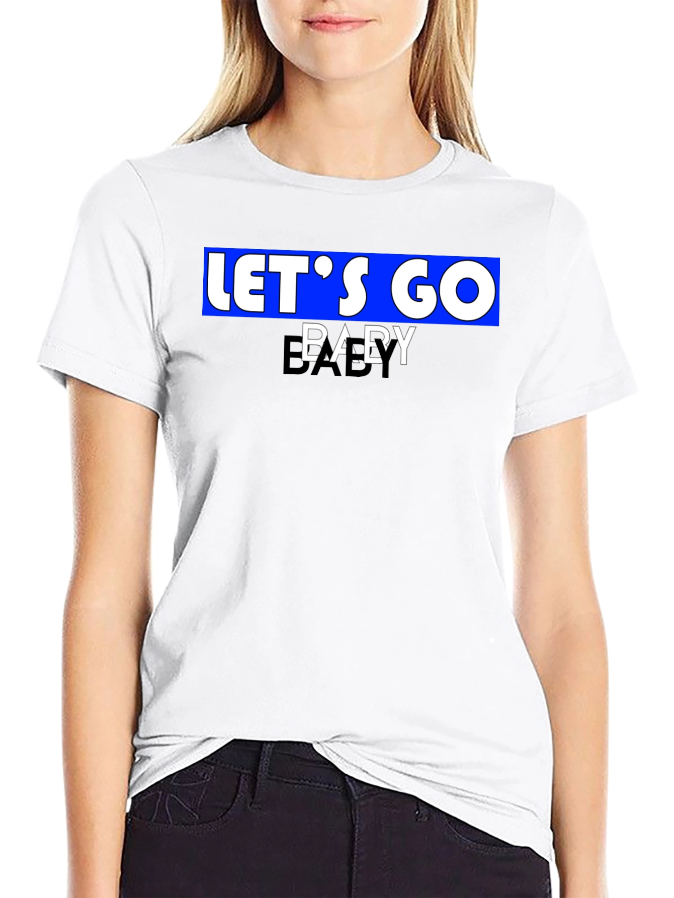 Lets Go Baby T-Shirt - Classic Black Tee