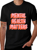 Mental Health Matters Graphic Tee - Black
