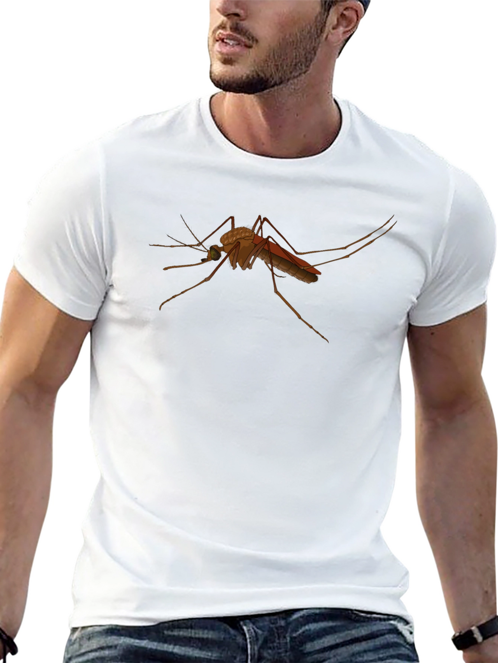 Mosquito Graphic Black T-Shirt