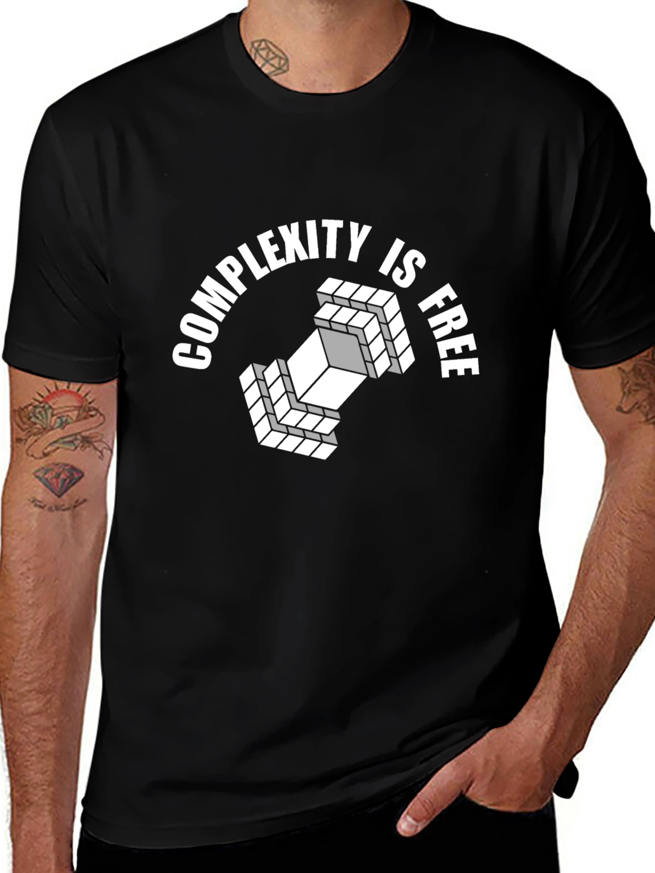 Complexity Is Free Optical Illusion T-Shirt